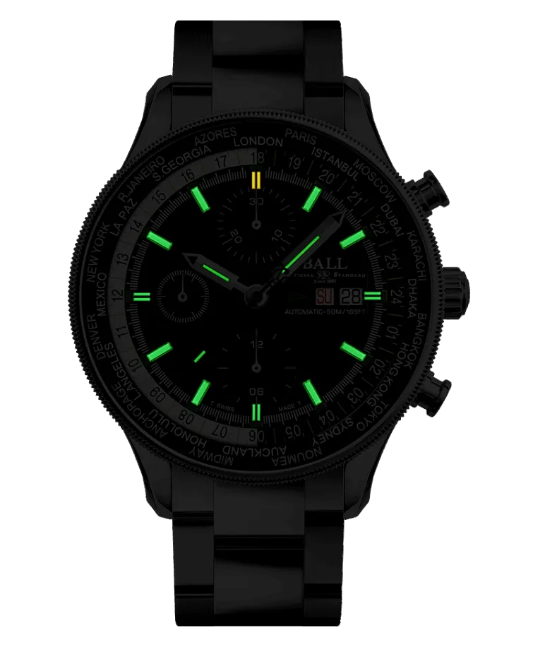 BALL Engineer II Navigator World Time Chronograph (44mm) CM3388D-S-BK