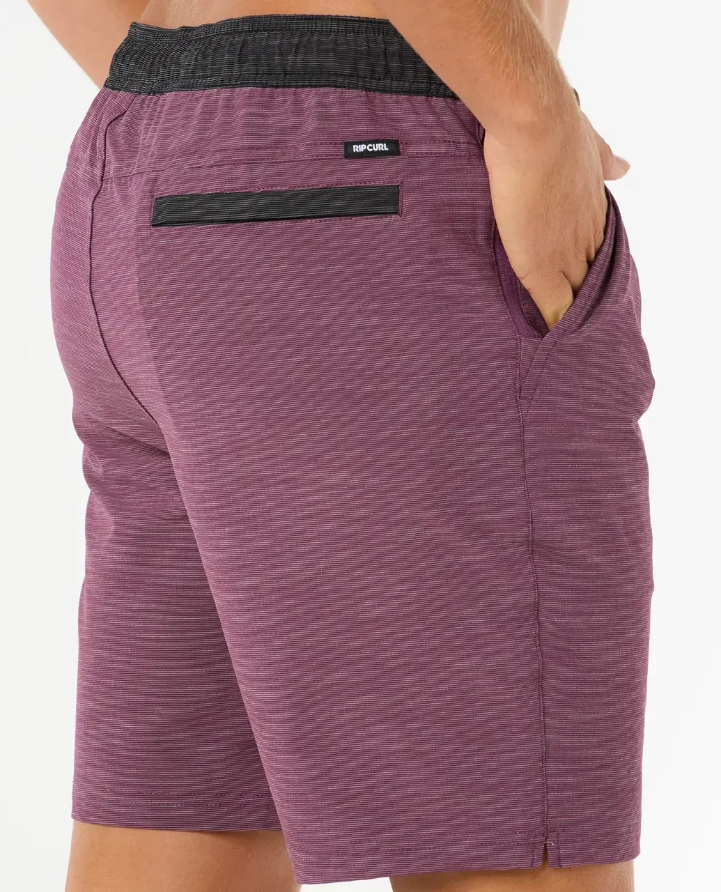 Boardwalk Jackson Volley Shorts in Deep Plum