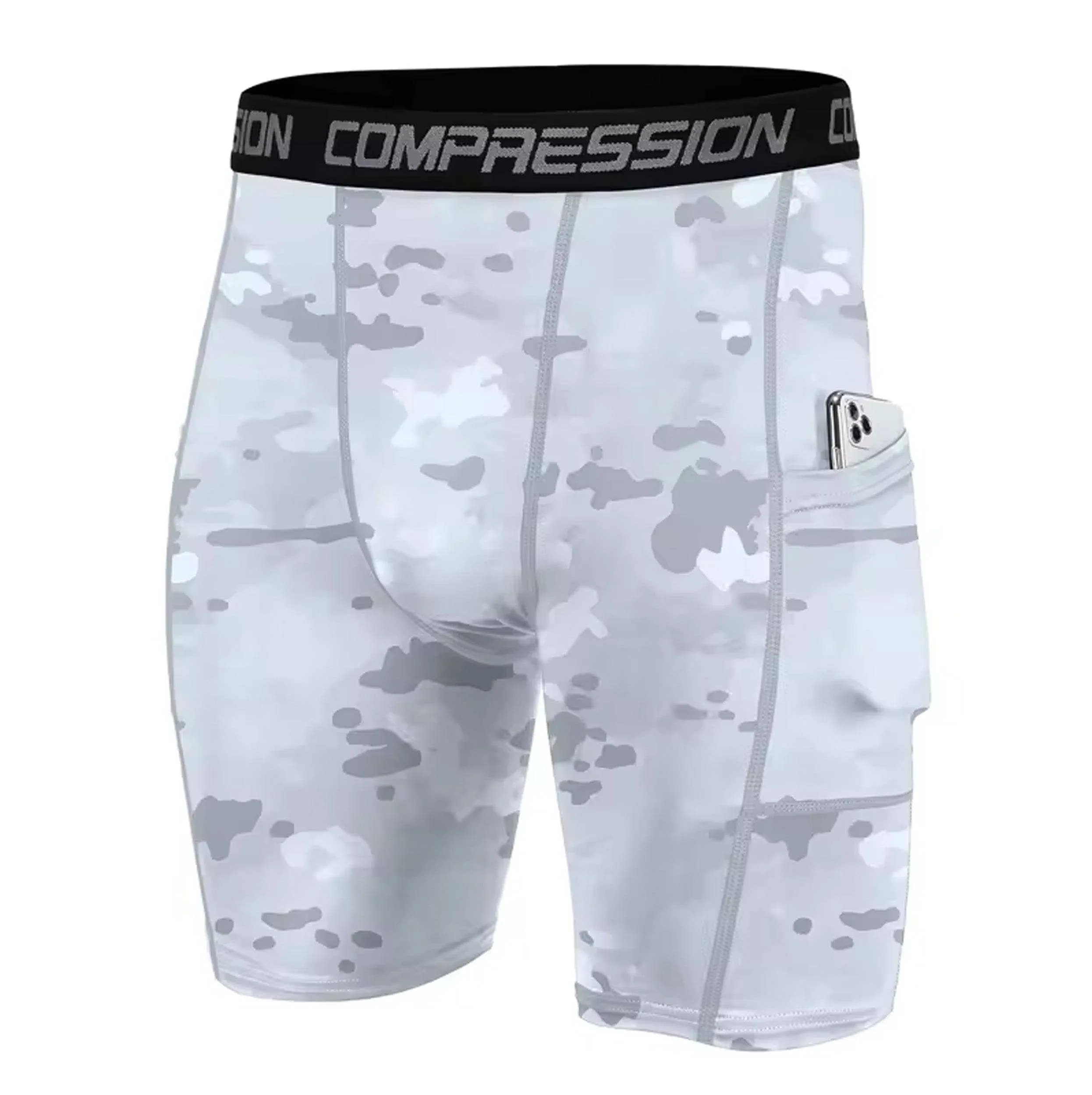 Bright Camo Compression Shorts