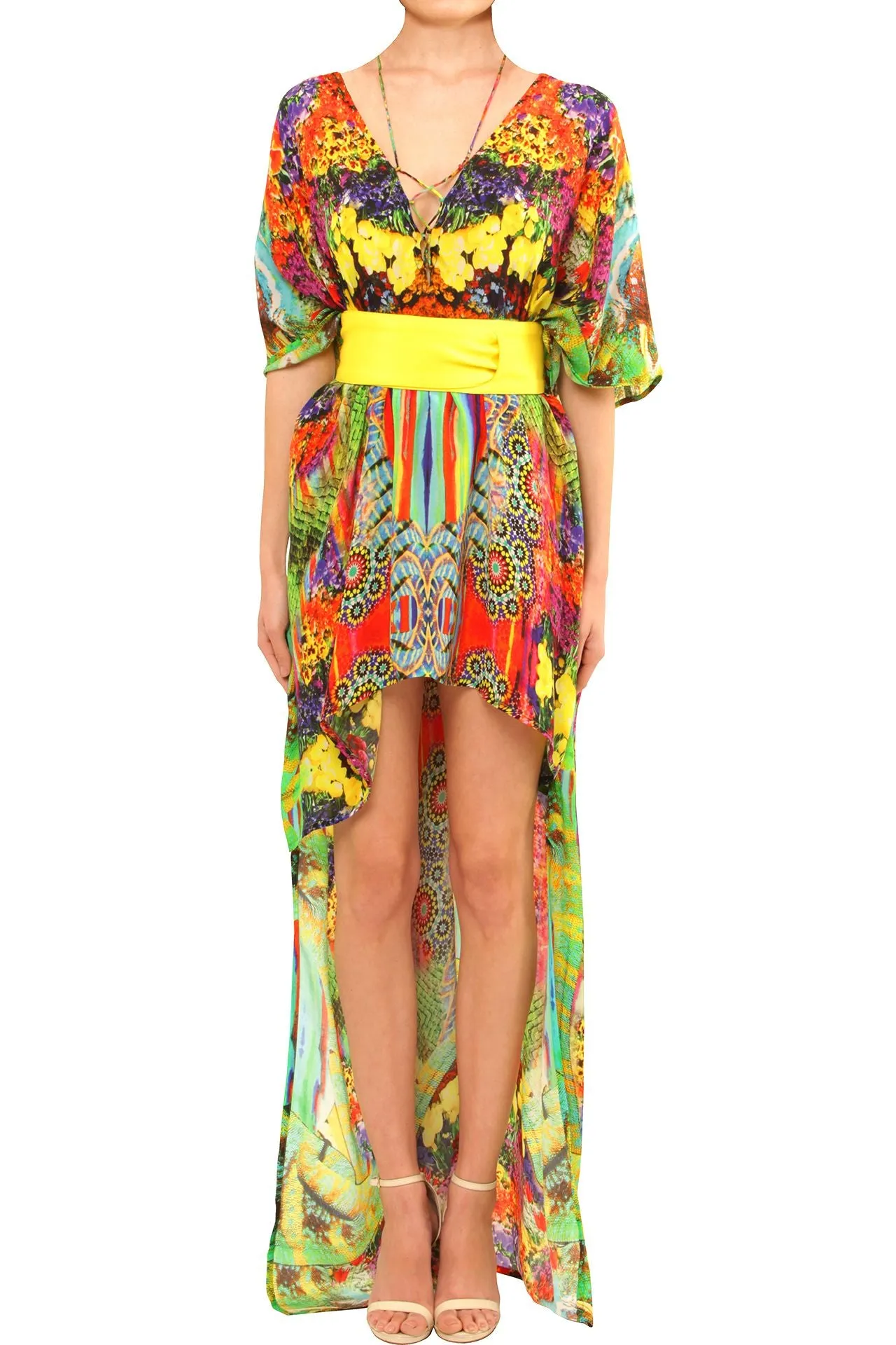 Hi-Low Caftan Dress