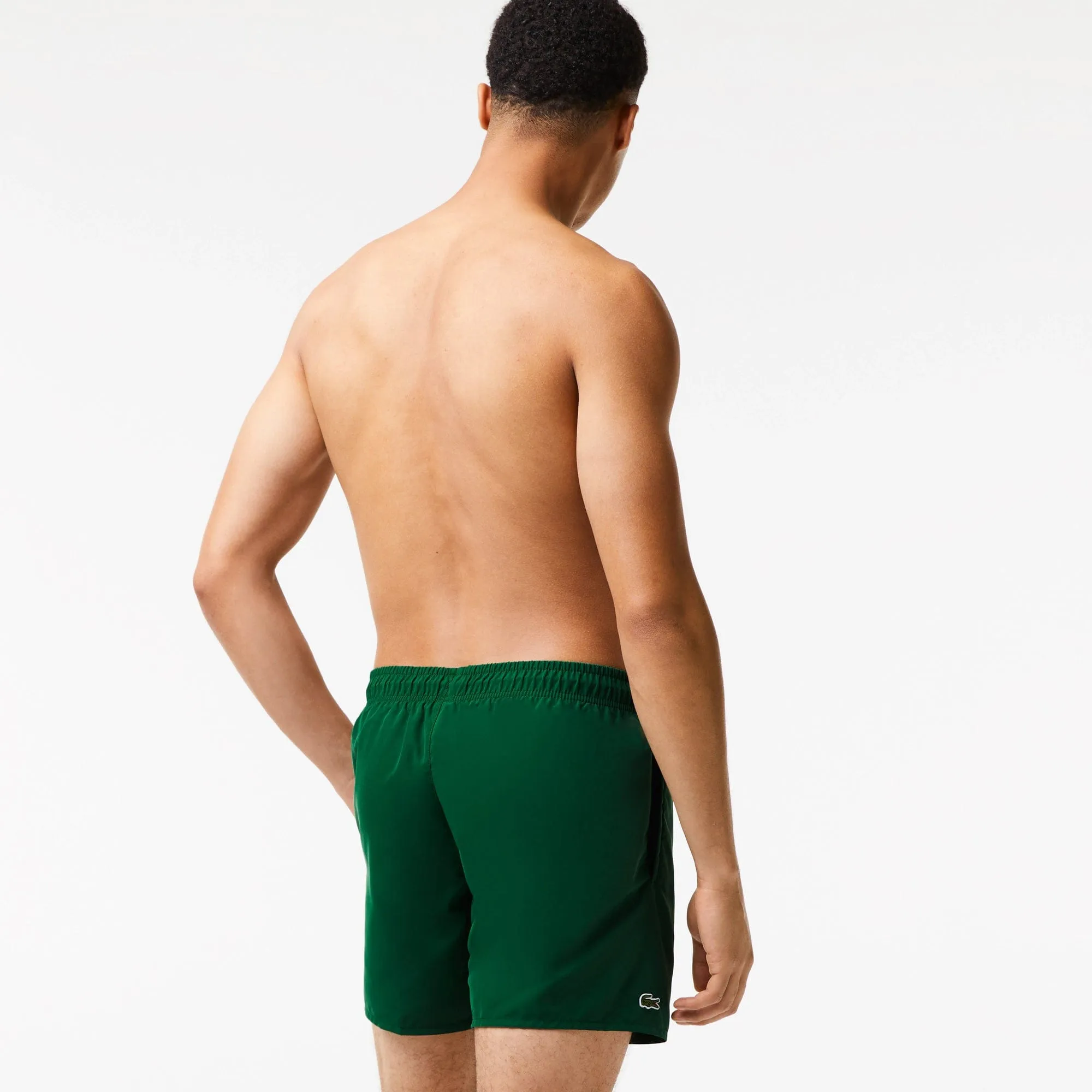 Lacoste Light Quick-Dry Swim Shorts Green