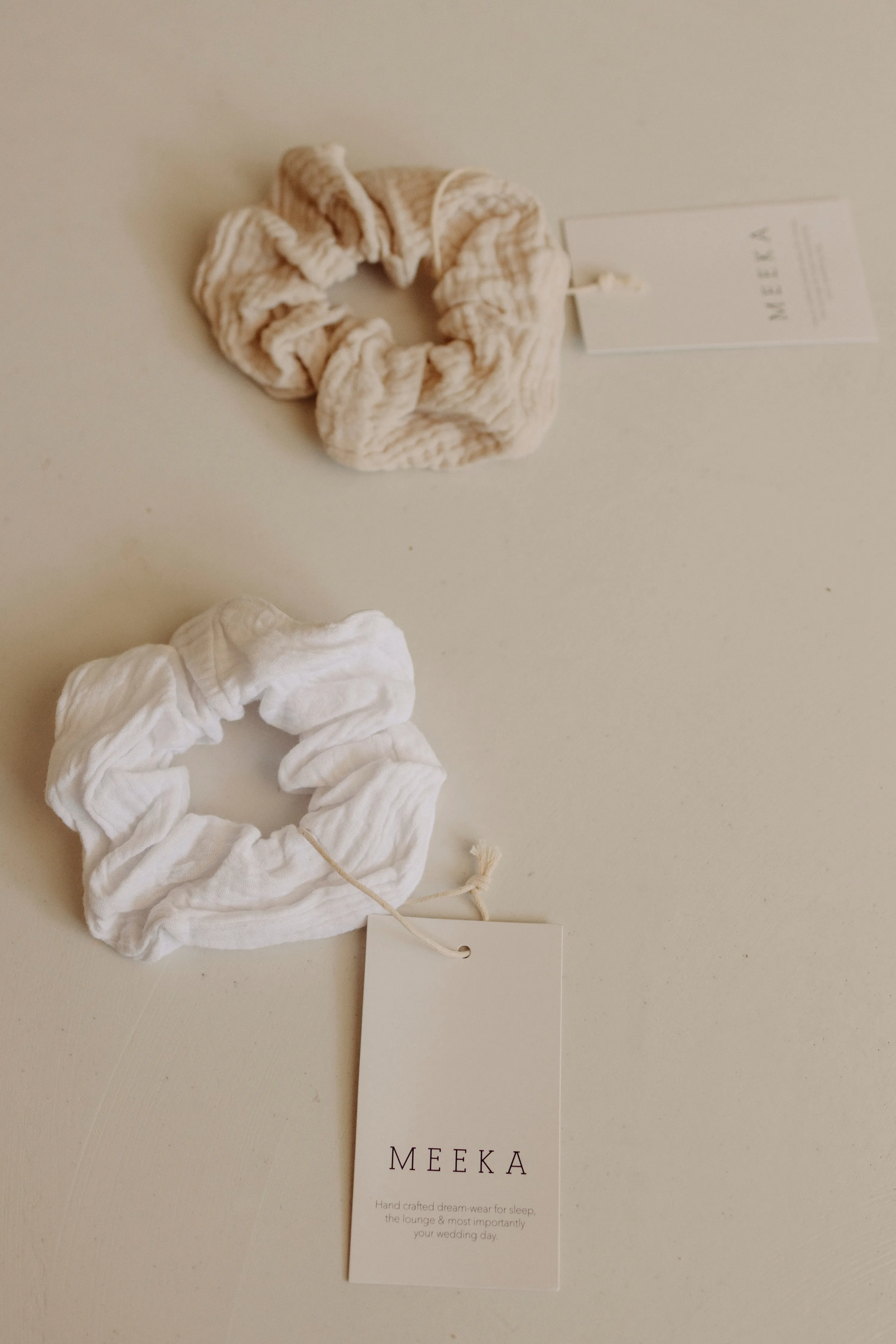 Organic Bubble Cotton Scrunchie