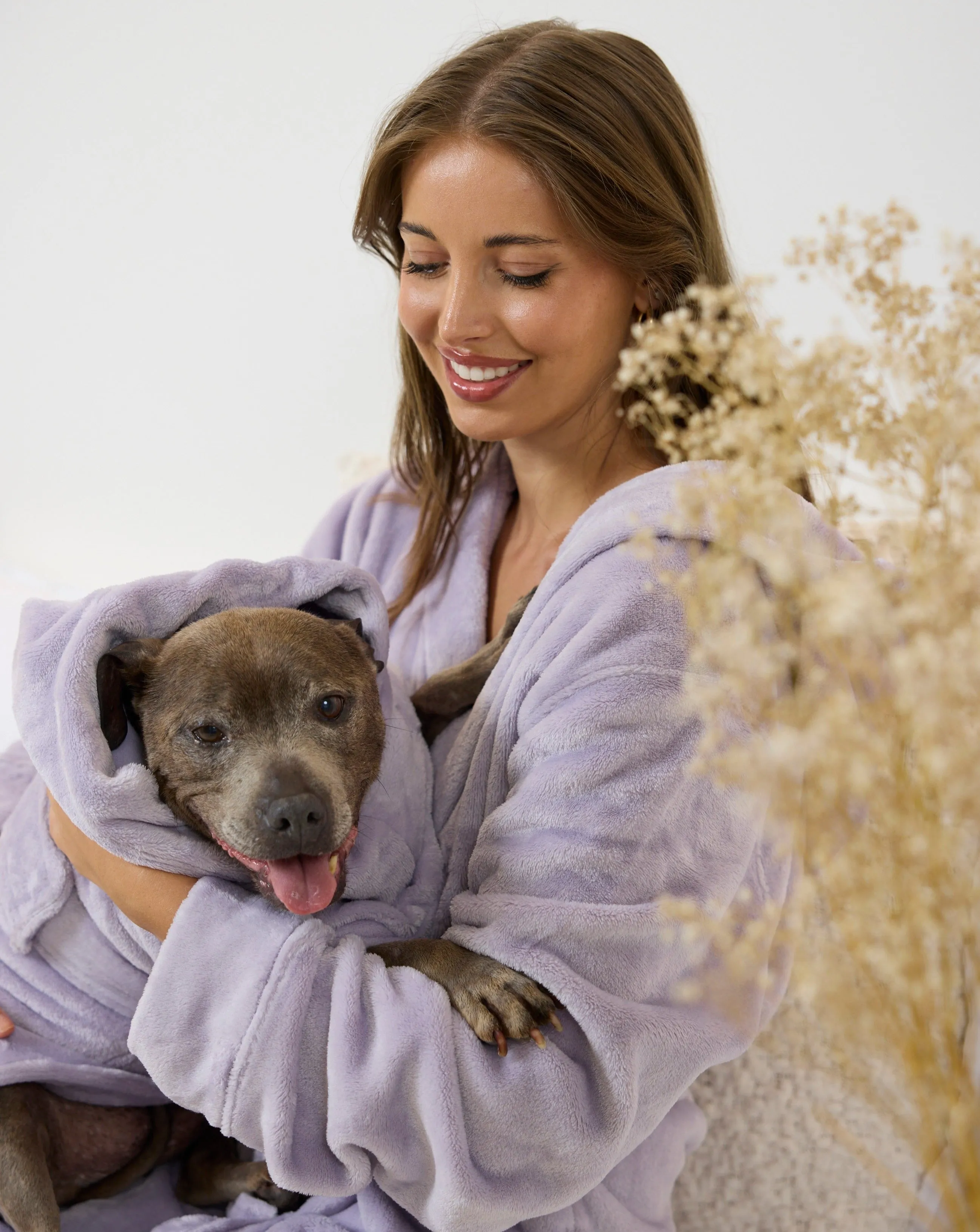 Snuggle Buddy Women's Robe | Lilac