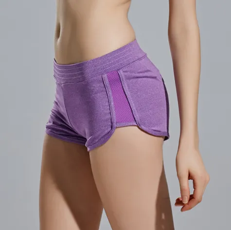 Summer Women Shorts Sporting Low Waist Shorts Fitness Exercise Bodybuilding Quick Dry Absorb Sweat