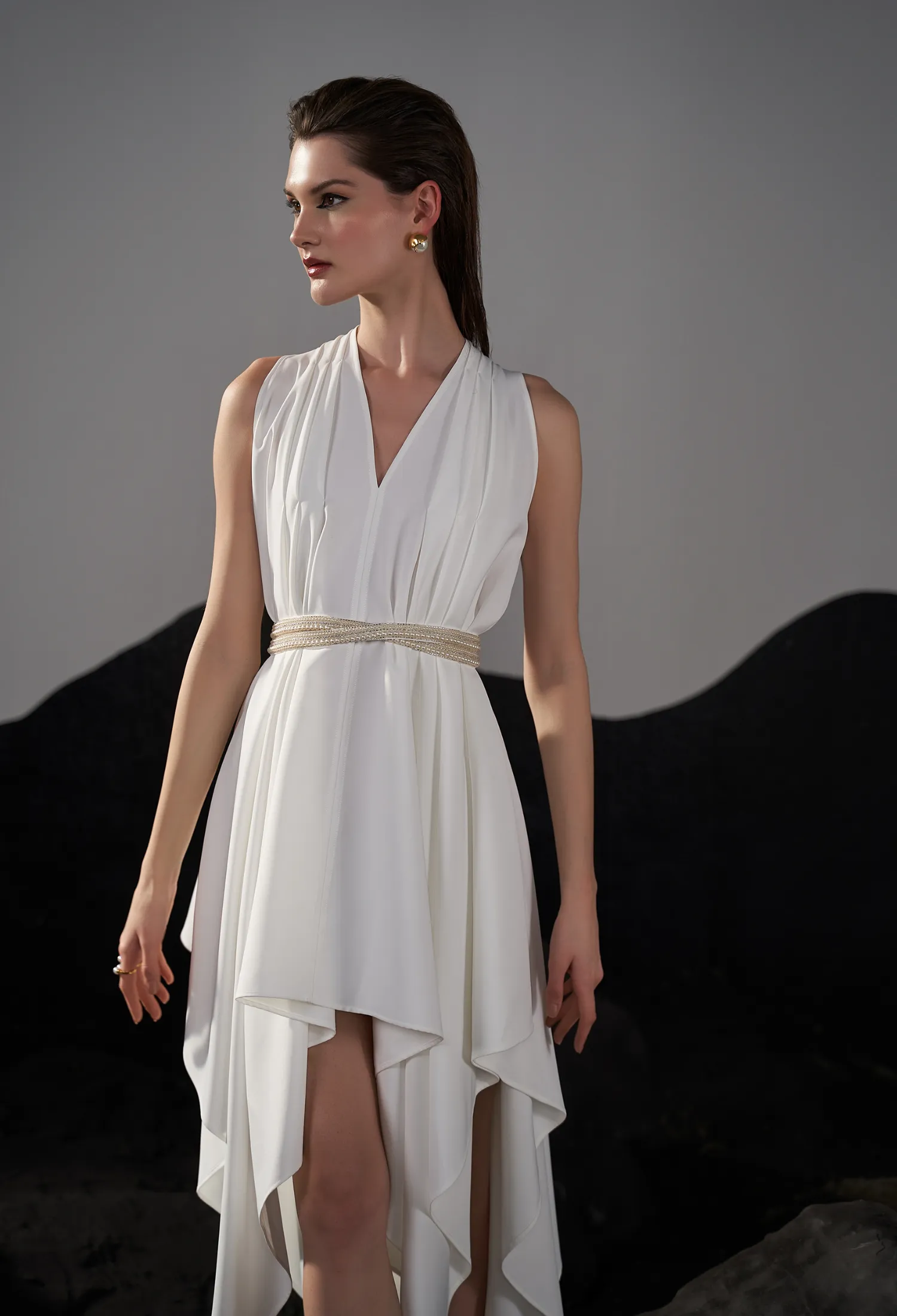 White Kaftan Dress